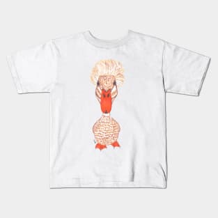 CRESTED DUCK Kids T-Shirt